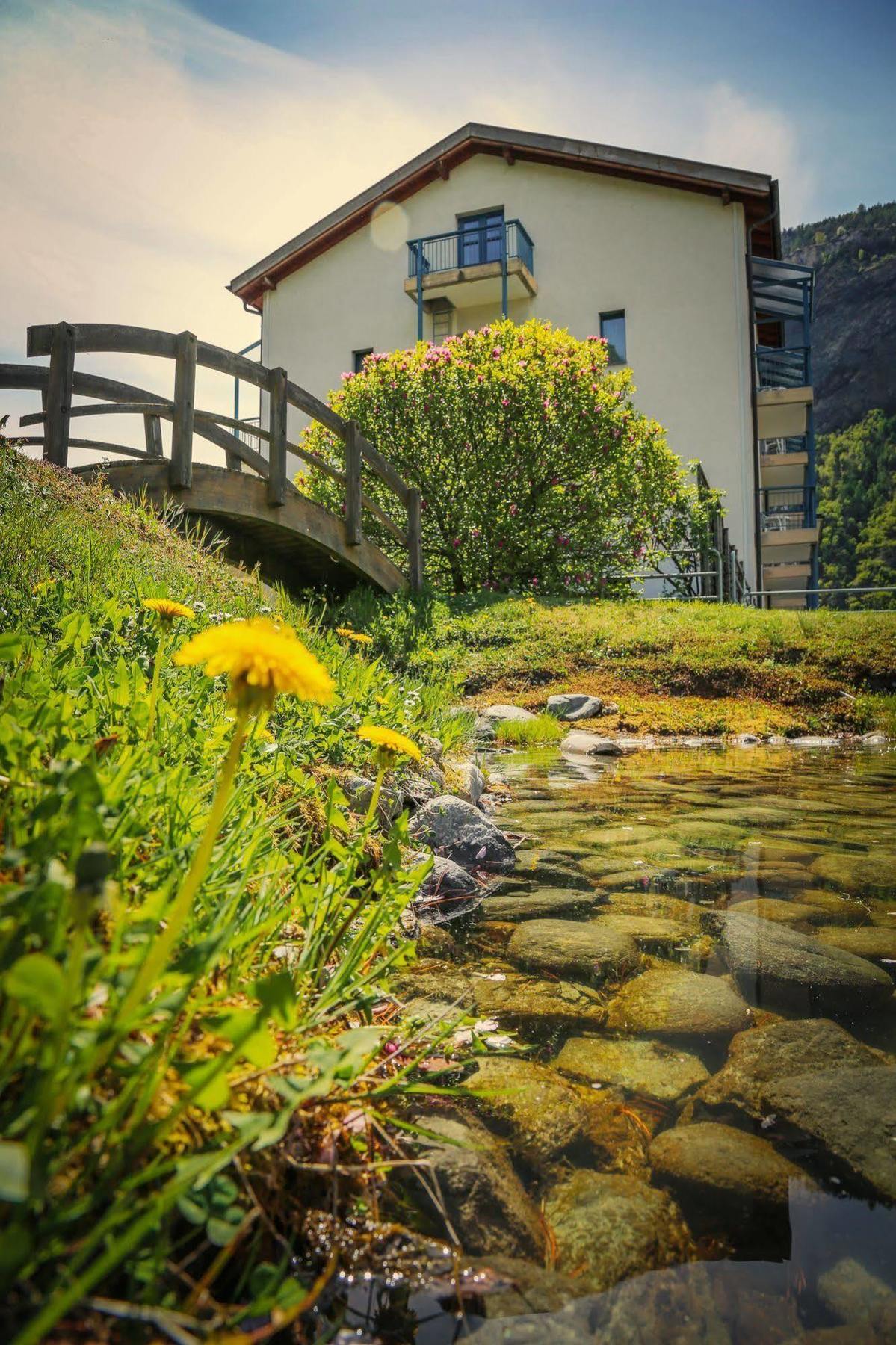 Hotel & Bildungshaus St. Jodern Visp Exterior foto